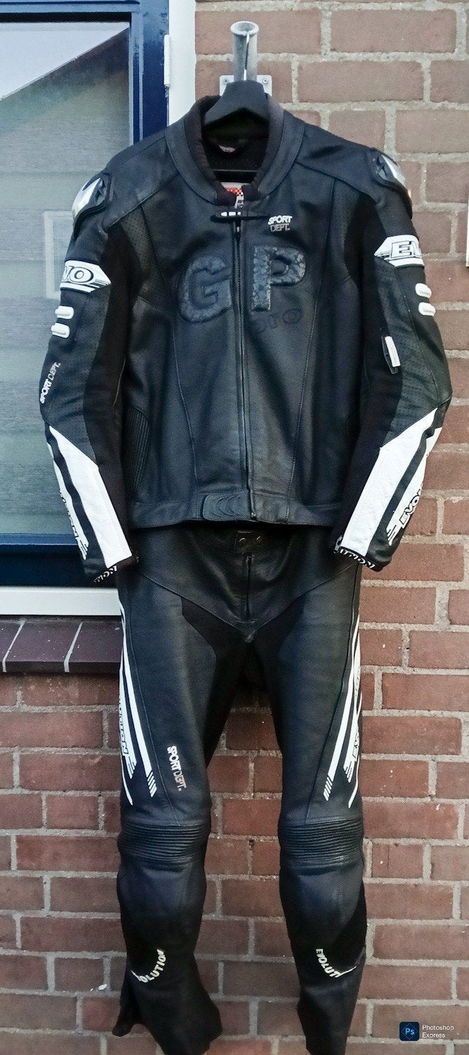 Evolution EVO sport combi zwart mt. 52, Maat 52/54 (L), Evolution EVO, Zwart, Ophalen of Verzenden