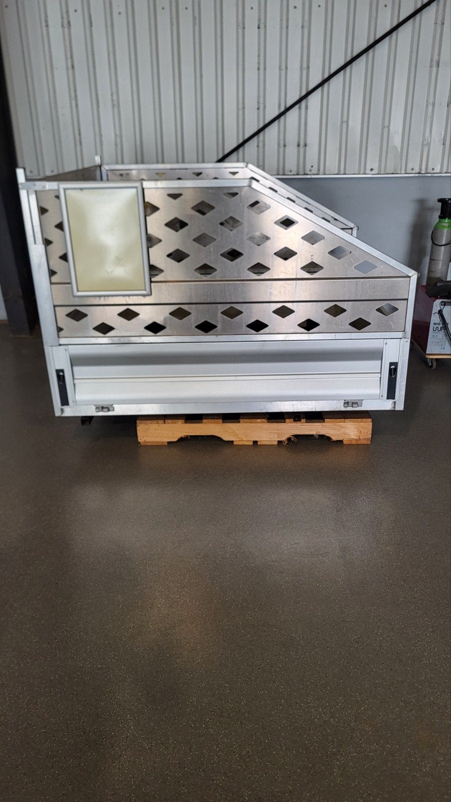 Aluminium opbouw/laadbak voor aanhanger of pick-up, Ophalen, Gebruikt