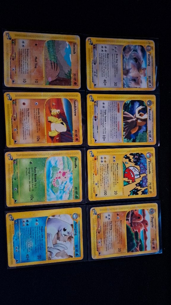 Pokémon Skyridge - 8 Cards, Ophalen of Verzenden, Zo goed als nieuw, Meerdere kaarten