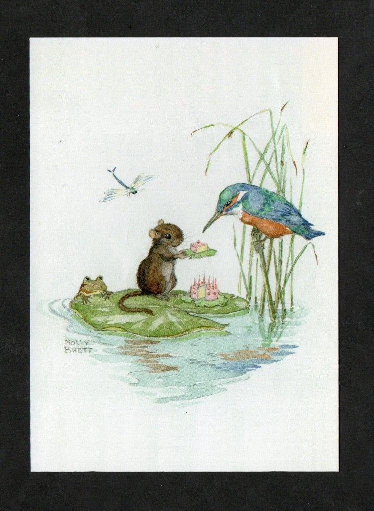 IJsvogel Muis Kikker Libelle bij Molly Brett., Ophalen of Verzenden, 1980 tot heden, Kinderen