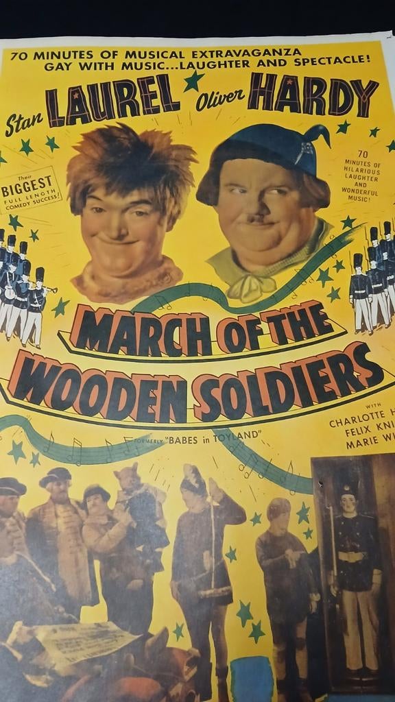 Laurel en hardy poster, Ophalen, Alle leeftijden, Zo goed als nieuw, Komedie