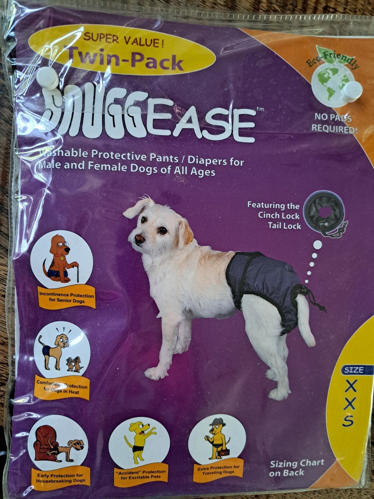 honden snuggease xxs, Dieren en Toebehoren, Medisch/beschermend, Ophalen of Verzenden, Hondenbroek, Overige merken
