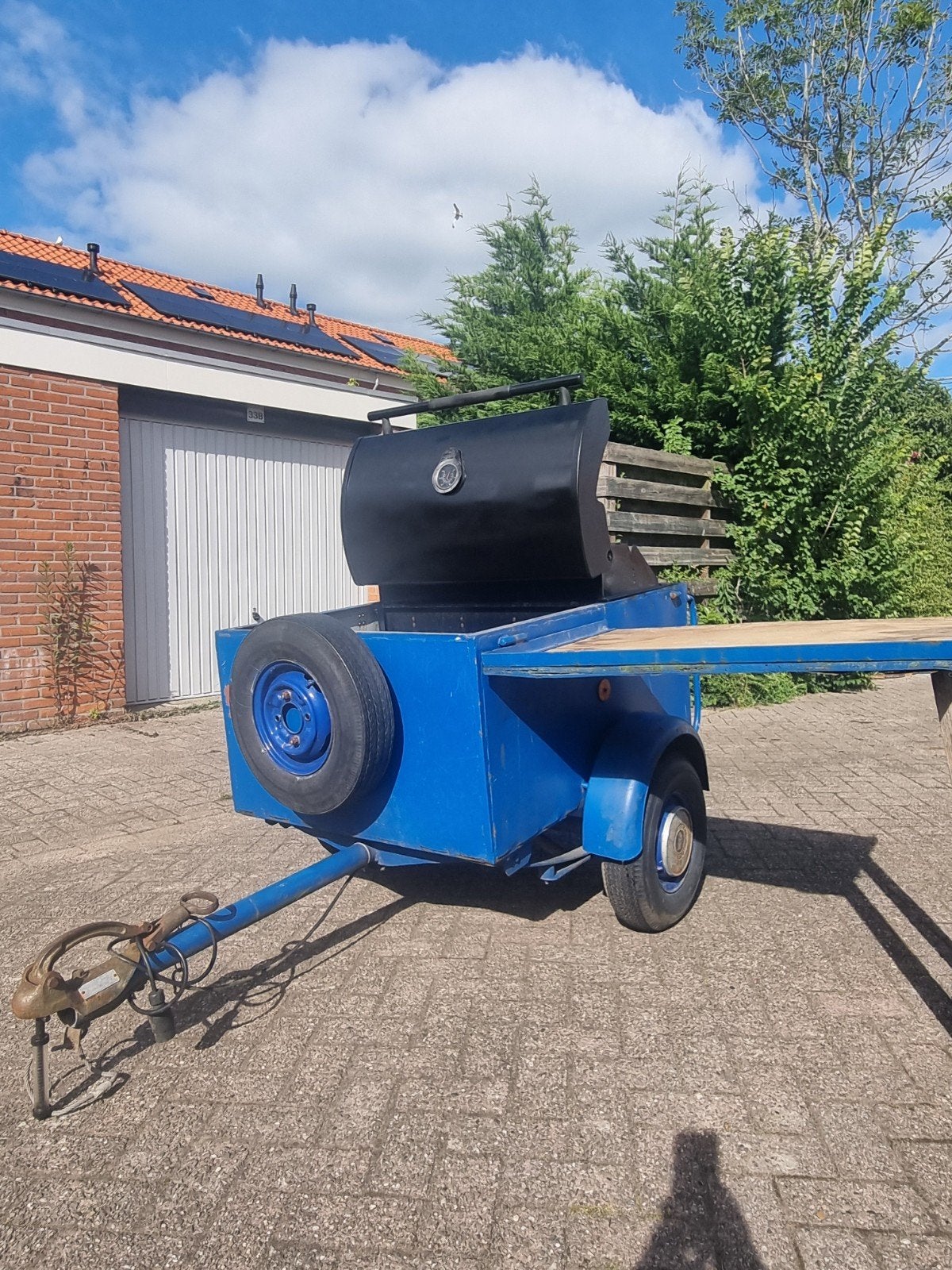 barbecue aanhanger bbq aanhanger, Ophalen