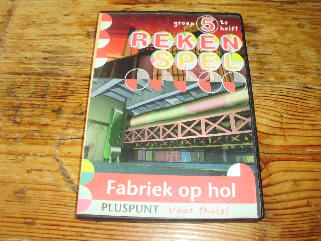 Rekenspel groep 5 / CDrom / Fabriek op Hol, Computers en Software, Educatie- en Cursussoftware, Ophalen of Verzenden, Gebruikt
