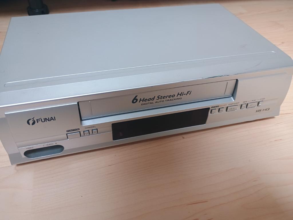 FUNAI videorecorder, werkt goed, hifi stereo 6 koppen., Ophalen of Verzenden, Zo goed als nieuw
