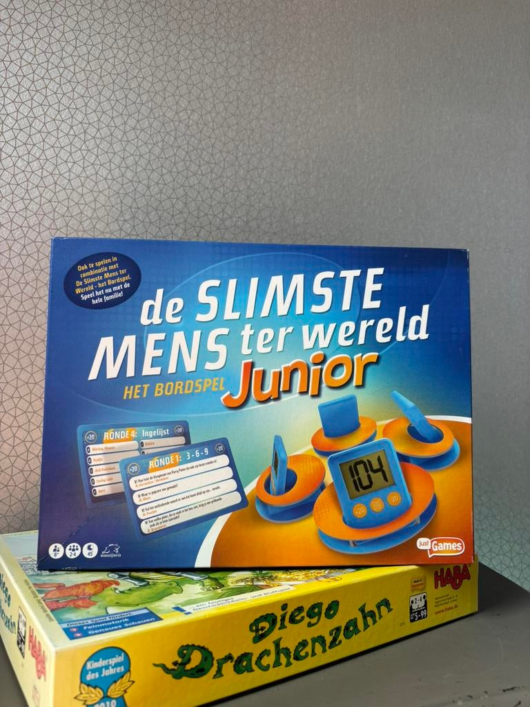 Bordspel, De slimste mens ter wereld junior, Hobby en Vrije tijd, Gezelschapsspellen | Overige, Een of twee spelers, Verzenden