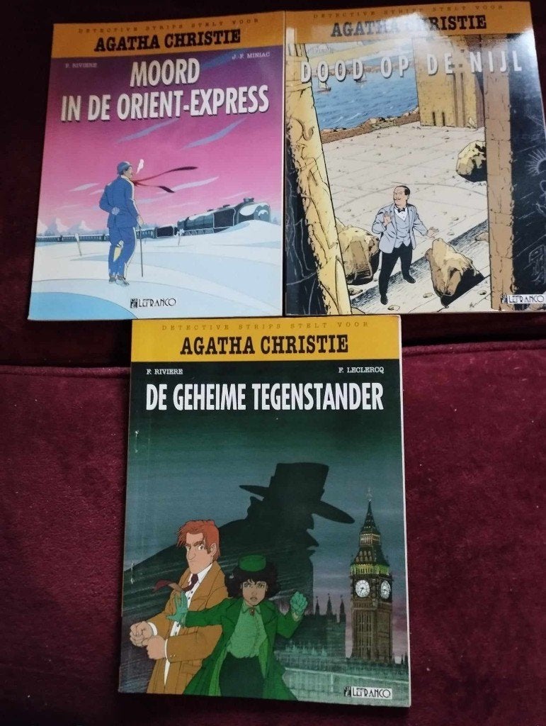 Detective strips, Meerdere stripboeken, Ophalen, Zo goed als nieuw, Diverse tekenaars en schrijvers