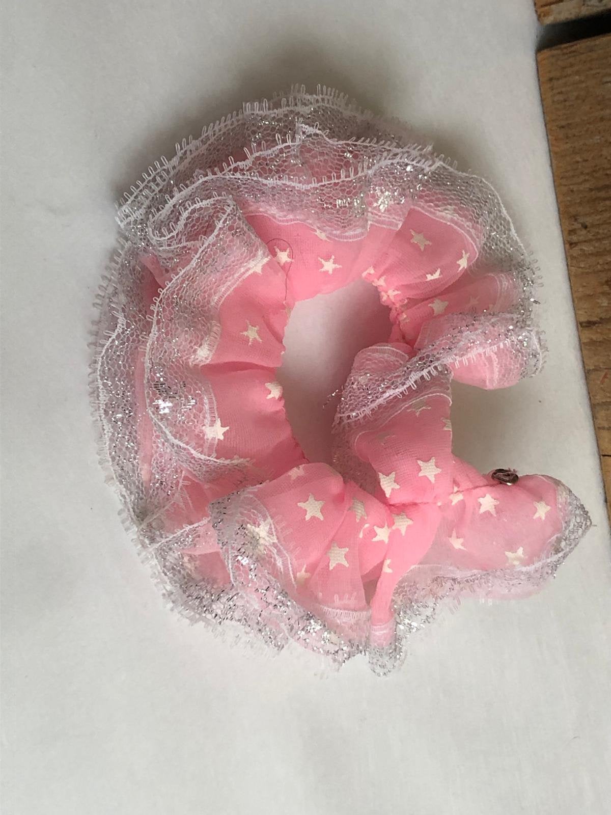 Cape sjaal stola voor Barbie roze met sterren, Ophalen of Verzenden, Zo goed als nieuw, Barbie