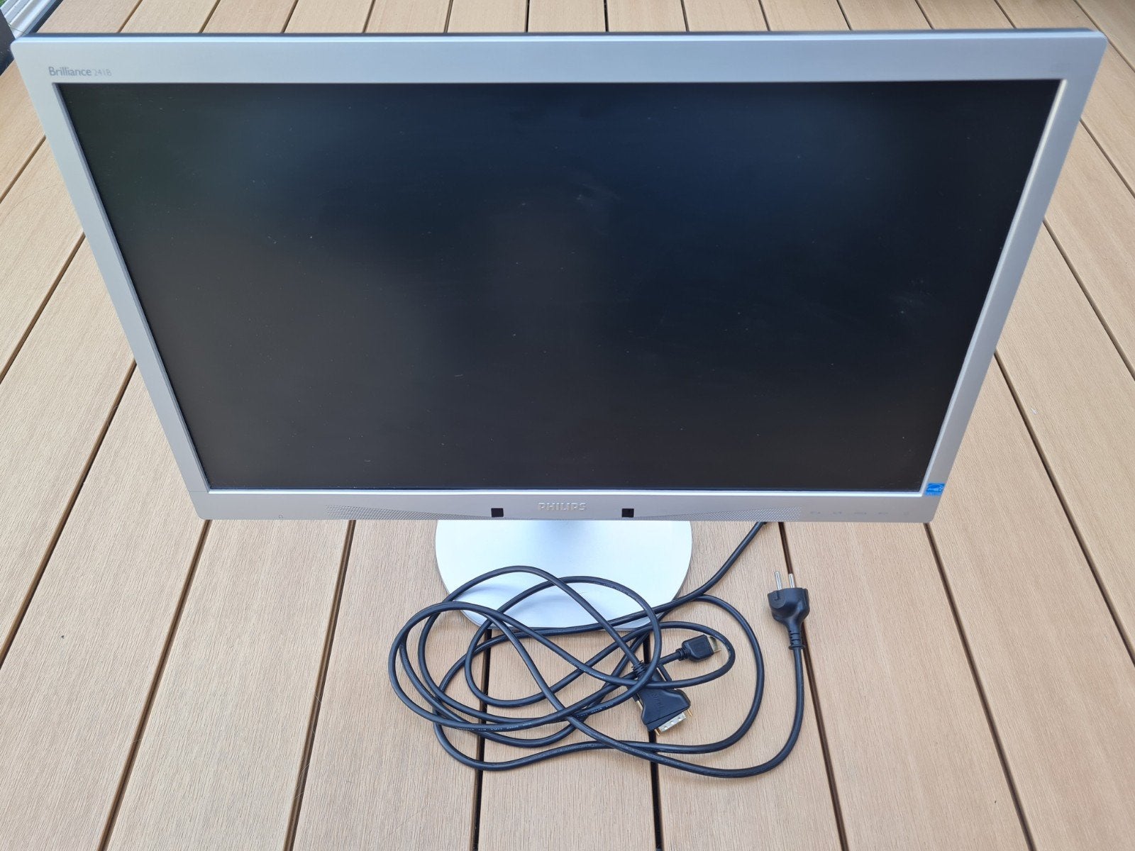 Philips Brilliance 241B 24 inch monitor - Zo goed als nieuw, Ophalen of Verzenden, Zo goed als nieuw, Philips