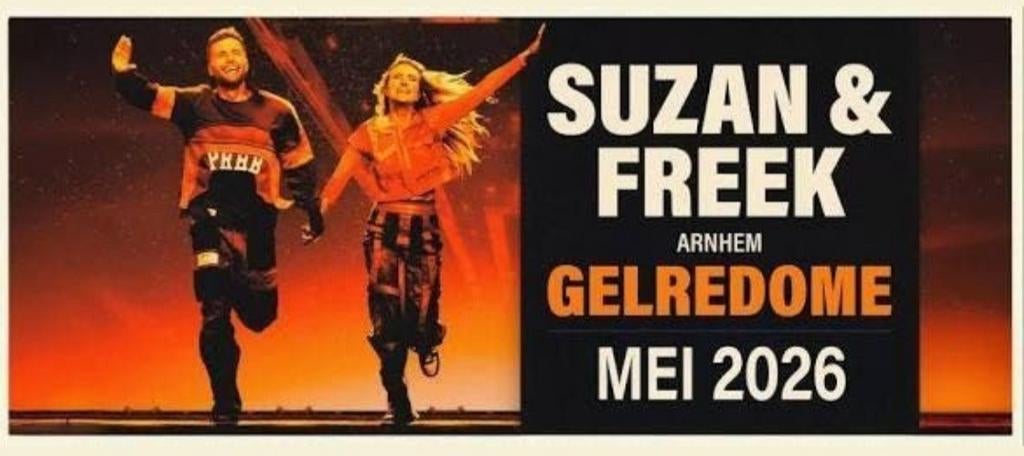 4x staanplaats Suzan & Freek 25Mei, Tickets en Kaartjes, Drie personen of meer, Mei