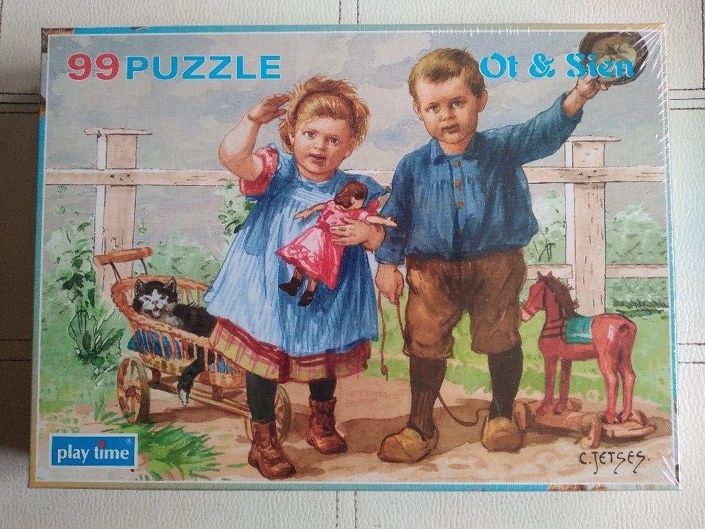 NIEUW - Legpuzzel "Ot & Sien die buiten spelen" 99 stukjes, Ophalen of Verzenden, Minder dan 500 stukjes, Nieuw, Legpuzzel