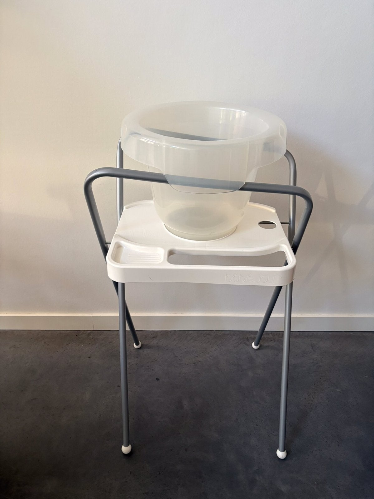 Bébé-Jou Badstandaard met Bébé-Bubble Bademmer, Kinderen en Baby's, Badjes en Verzorging, Gebruikt, Tummy Tub, Ophalen of Verzenden