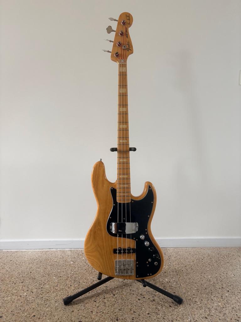 Fender Jazz Bass Marcus Miller, Muziek en Instrumenten, Snaarinstrumenten | Gitaren | Bas, Ophalen, Gebruikt, Elektrisch