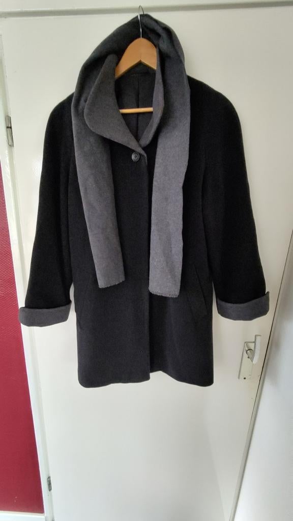 Jas C&A 70% scheerwol mt 38, Zwart, Ophalen, Maat 38/40 (M), Gedragen