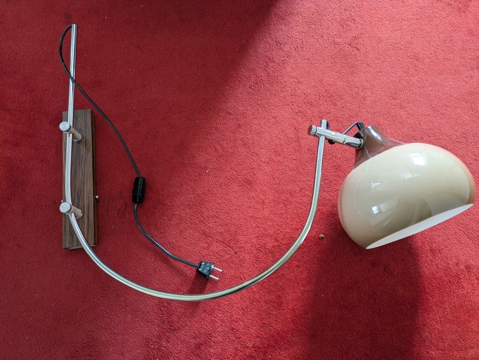 Vintage Lamp Wandlamp Space Age Jaren 70 Lamp, Ophalen of Verzenden