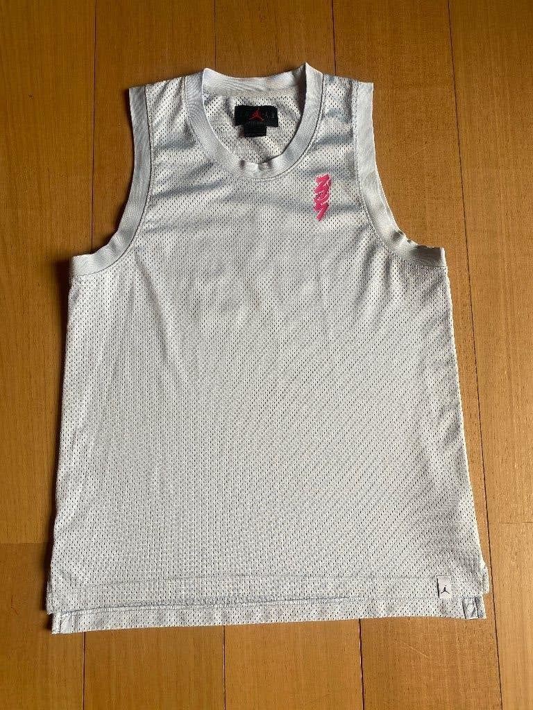 NIKE AIR JORDAN ZION DRI-FIT TANK TOP HALF BLUE Maat M, Ophalen of Verzenden, Zo goed als nieuw, Kleding