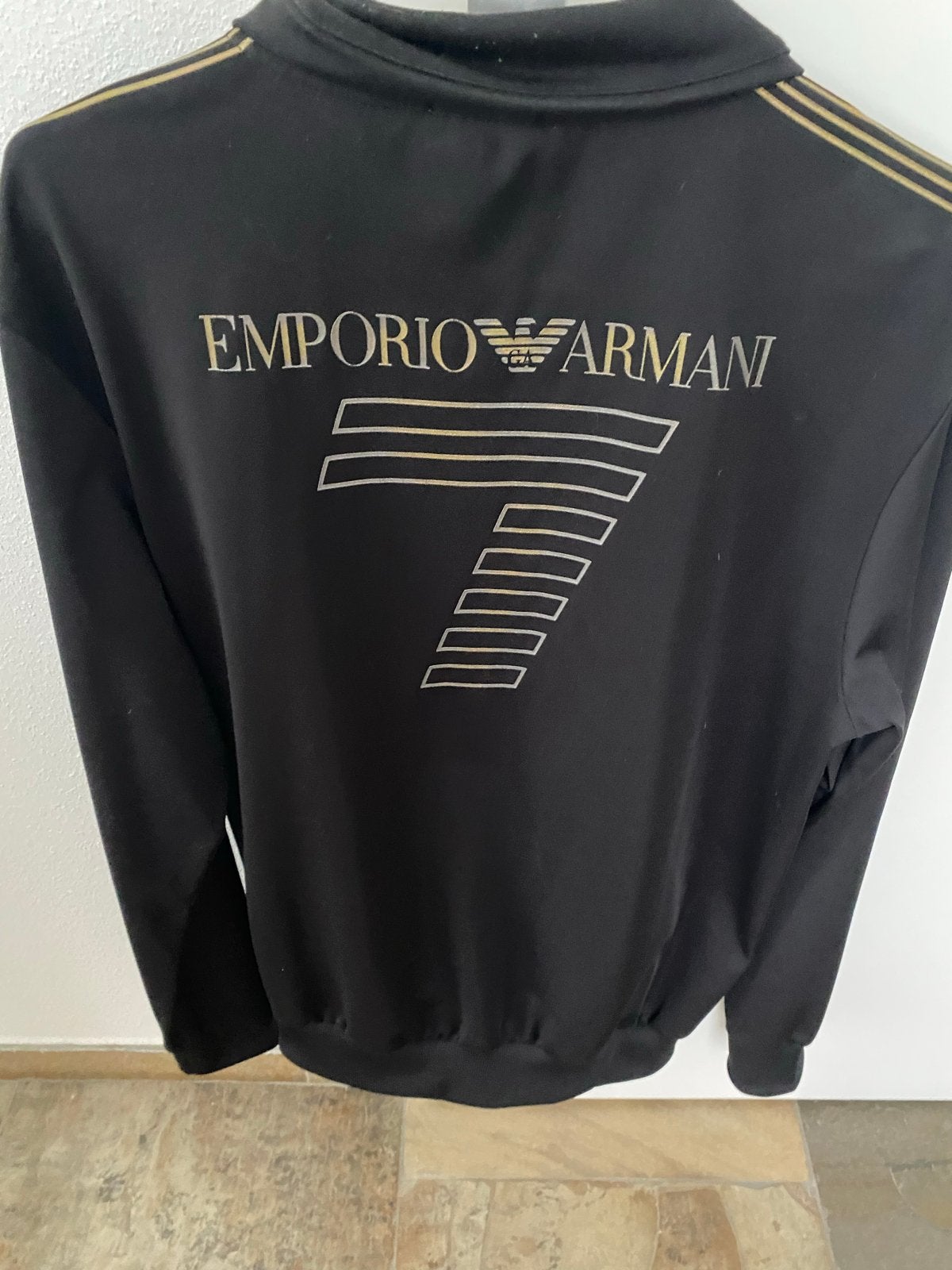 EA7 Emporio Armani Trainingspak Maat M - Zo goed als nieuw, Ophalen of Verzenden, Zo goed als nieuw, Maat 48/50 (M), Zwart