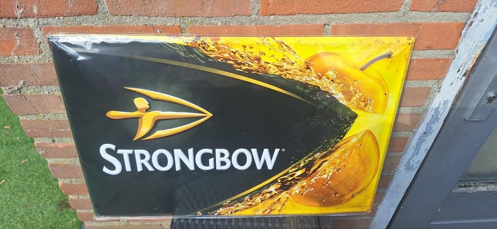 Strongbow cider reclamebord, Reclamebord, ., Nieuw, Ophalen of Verzenden