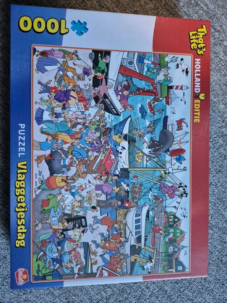 Goliath That's Life Holland Editie Vlaggetjesdag puzzel 1000, Ophalen