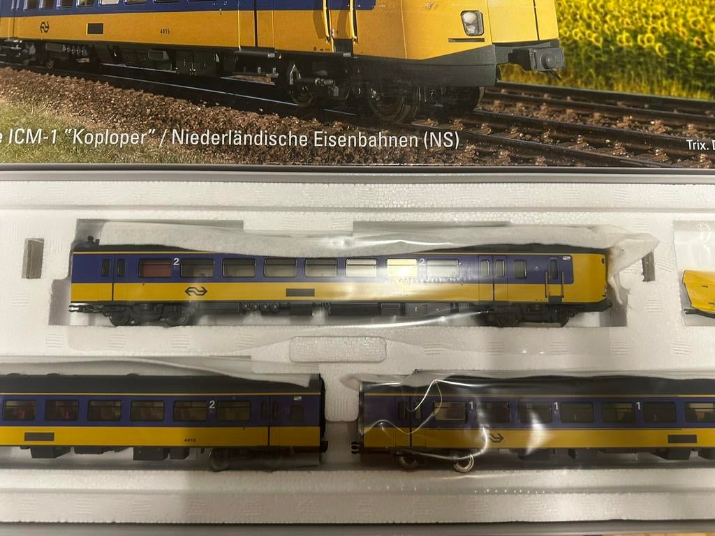 Trix H0 25425 ICM-1 NS Koploper nieuw, Gelijkstroom, -, Wagon, Ophalen of Verzenden
