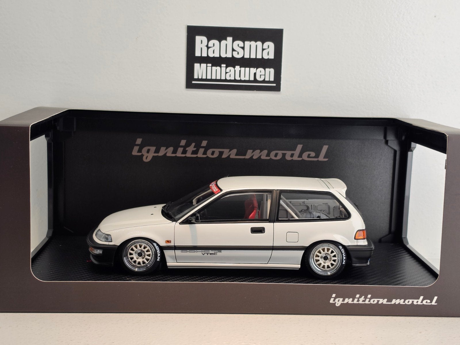 Honda Civic (EF9) SiR " 14-inch Weds kurage" 1:18 Ignition, Ignition Models, Auto, Nieuw, Ophalen of Verzenden