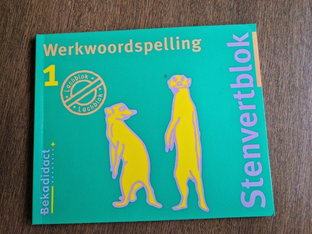 Stenvertblok Werkwoordspelling 1 –  Bekadidact, Boeken, Ophalen of Verzenden, Zo goed als nieuw, Overige niveaus, Nederlands