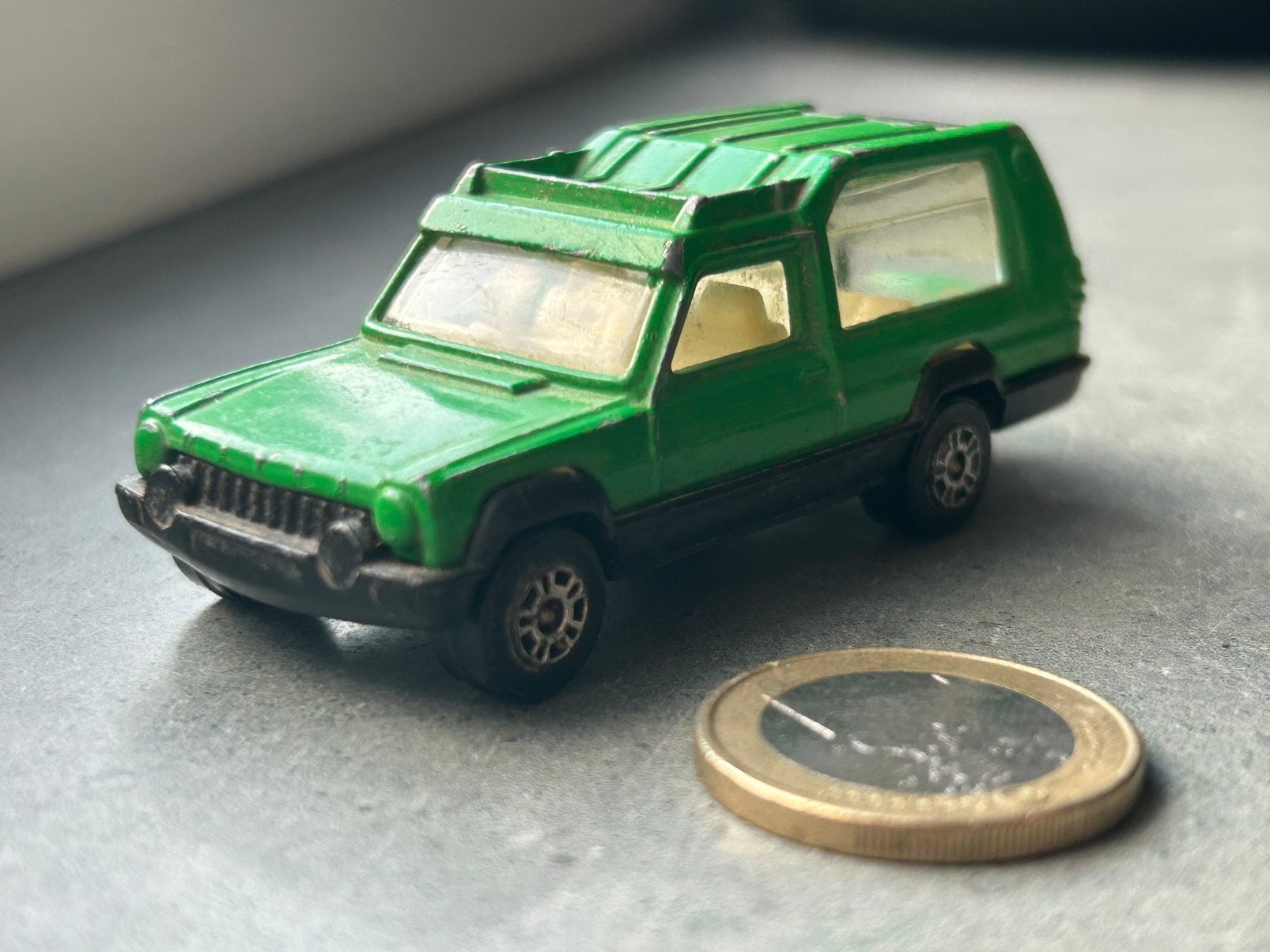 Groene CORGI MATRA RANCHO - Made in England, Ophalen of Verzenden, Gebruikt, Auto