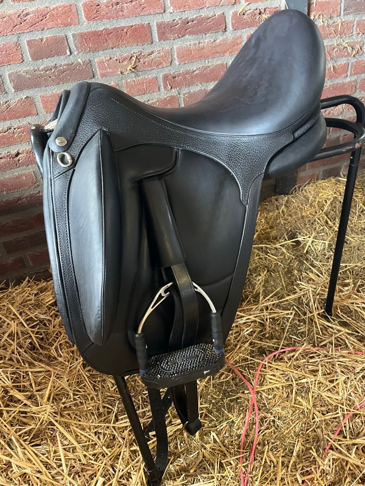 Devoucoux zadel 17,5 inch, Ophalen, L (17.5 inch), Dressuur, Overige merken
