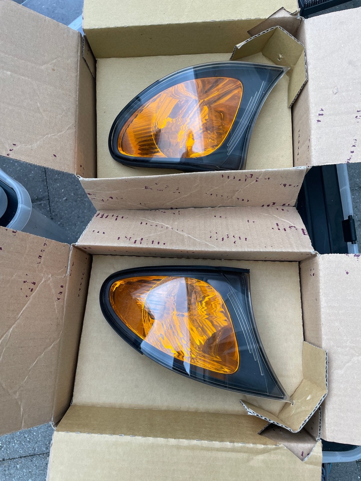 Knipperlichten set orgineel voorkant BMW E46, Auto-onderdelen, Verlichting, Ophalen of Verzenden, Gebruikt, BMW