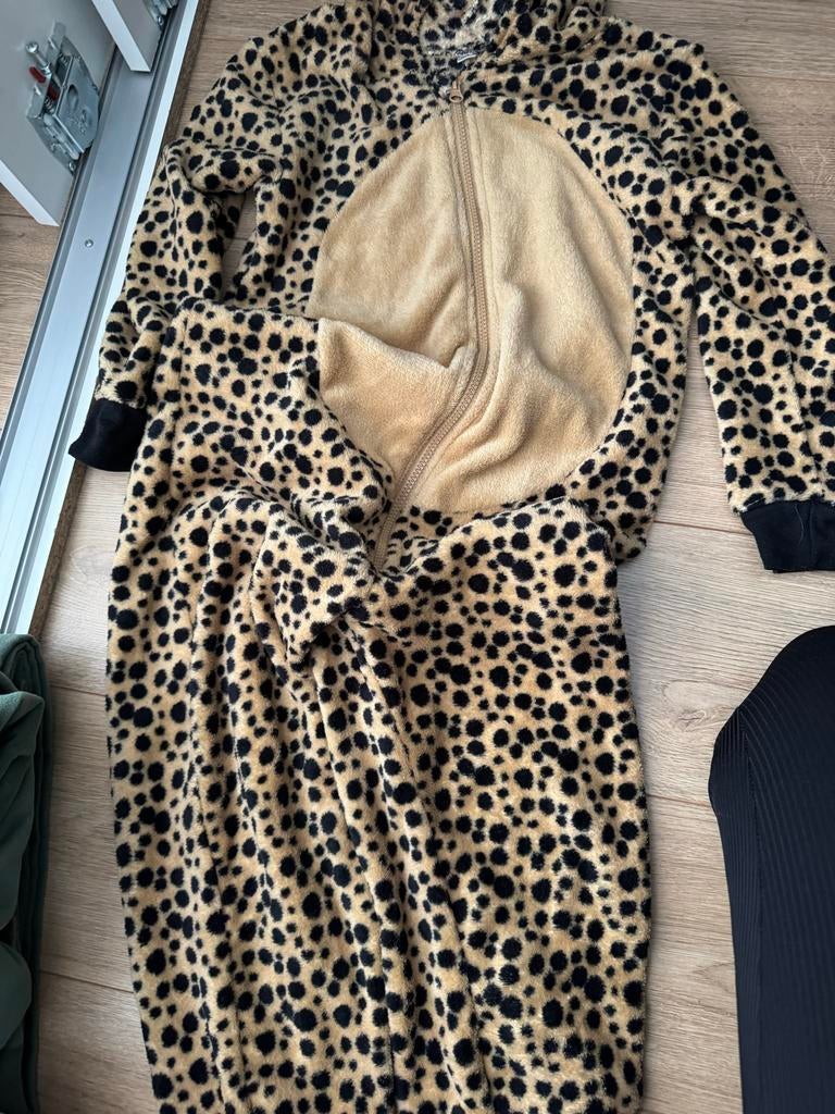 Leopard Onesie - Comfortabel en Speels, Kleding | Dames, Carnavalskleding en Feestkleding, Zo goed als nieuw, Kleding, Overige thema's