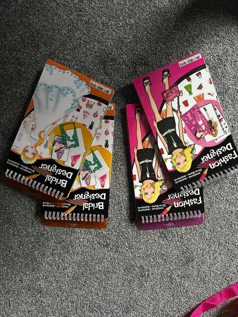 Nieuwe mode teken-/ontwerpboekjes te koop, Kinderen en Baby's, Speelgoed | Educatief en Creatief, Ophalen of Verzenden, Nieuw