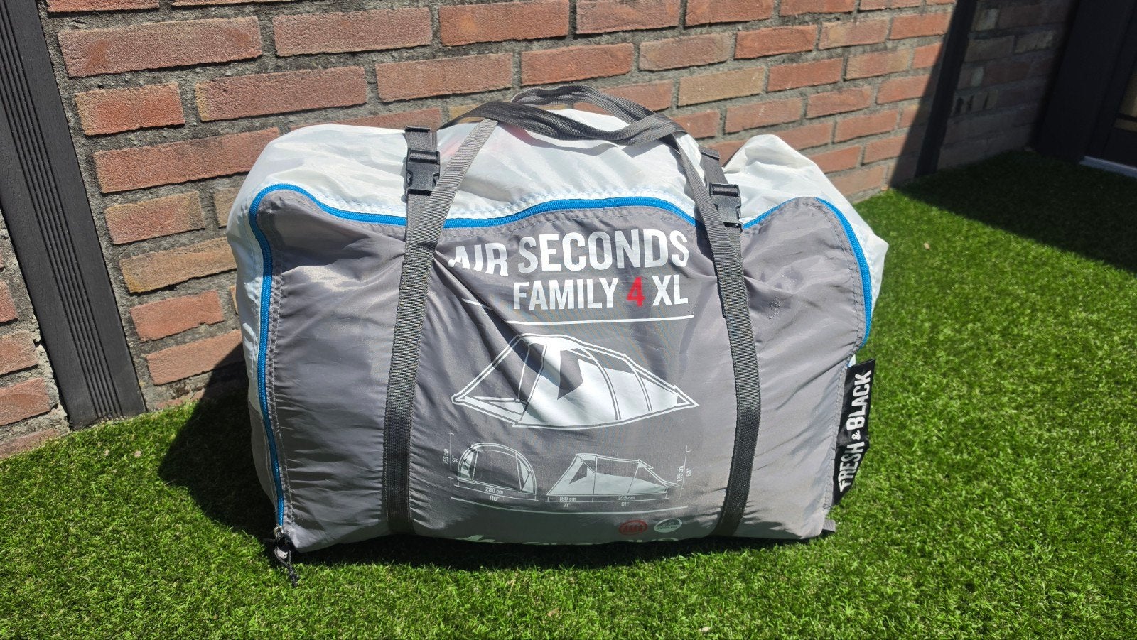 Air seconds family 4 xl tent, Ophalen of Verzenden, Tot en met 4