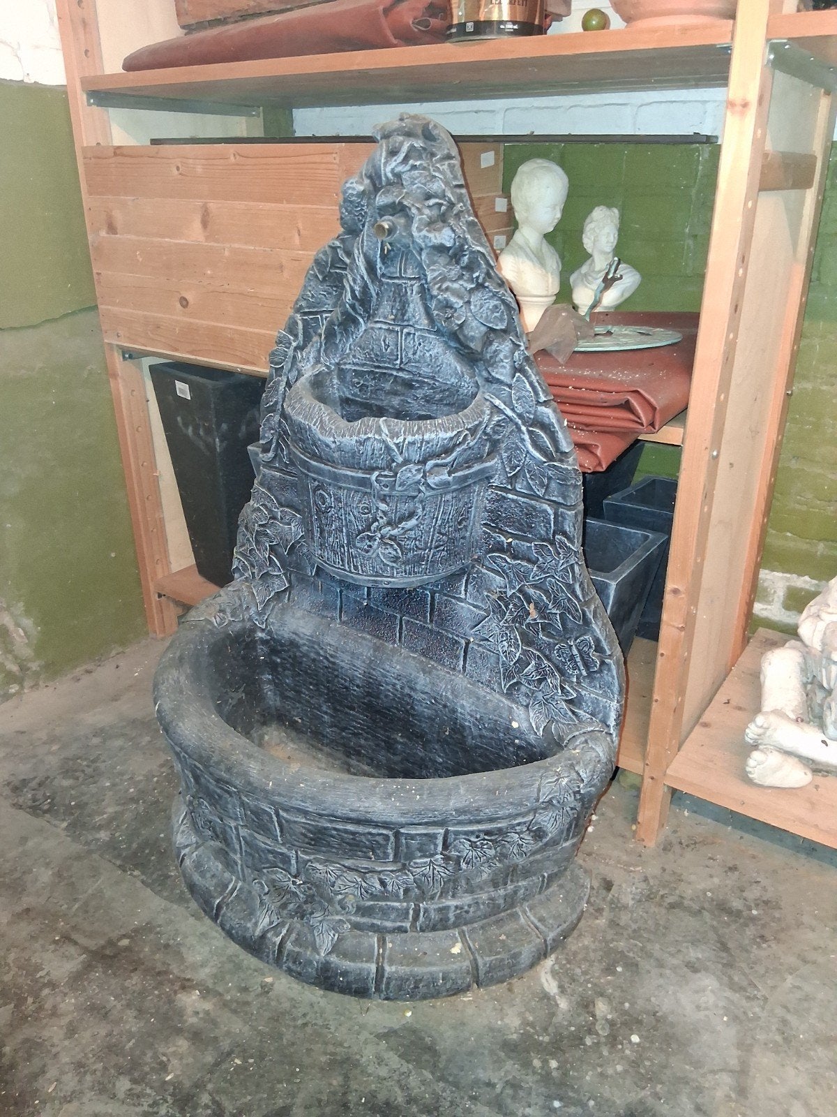 Water fontein gemaakt van beton kan dus buiten., Tuin en Terras, Ophalen, Beton, Fontein