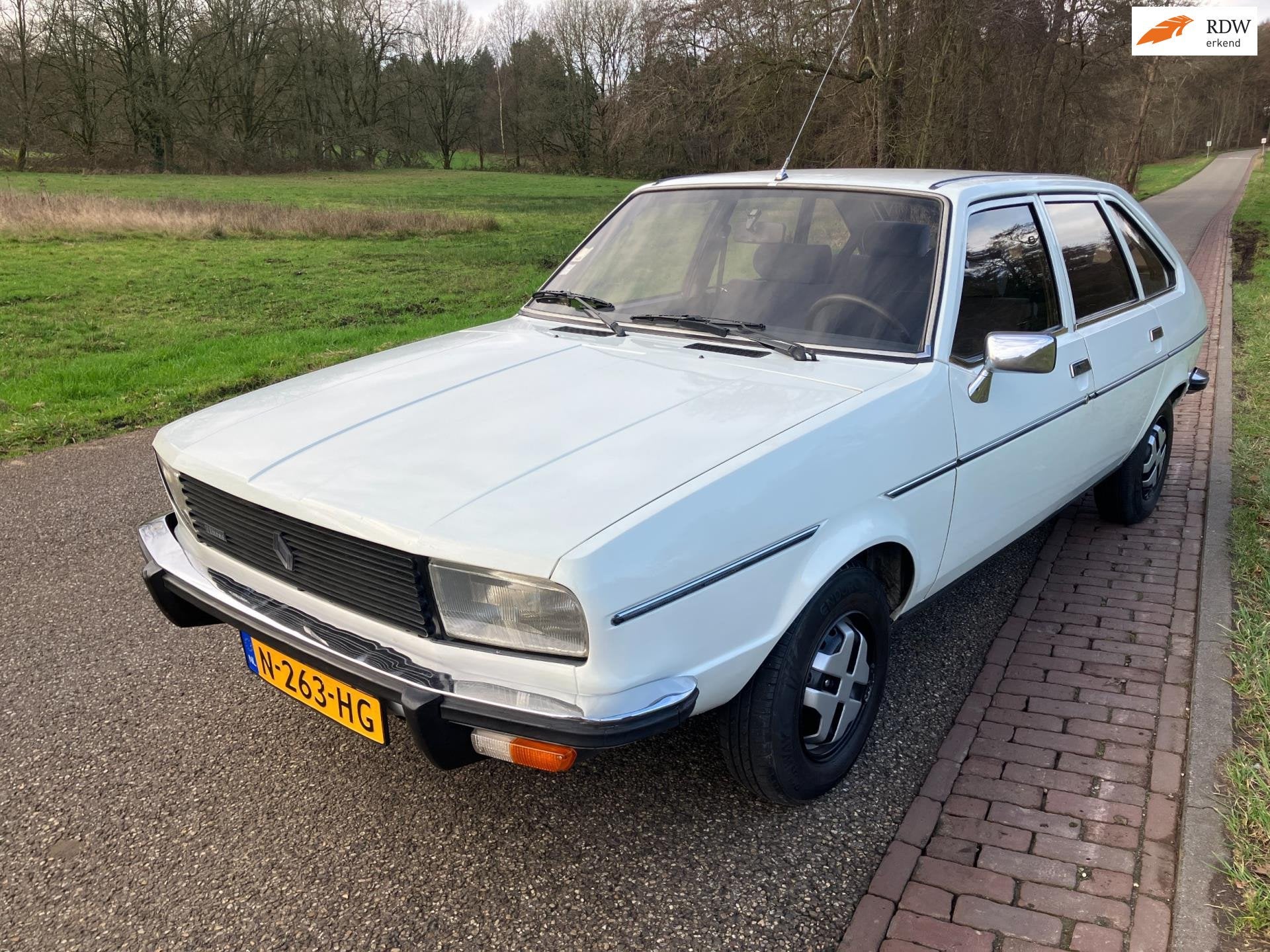 Renault 20 R 20 TS, Auto's, Voorwielaandrijving, 1995 cc, Renault, Wit