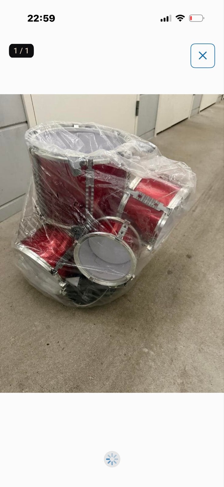 Nieuw rood kinderdrumstel, ongebruikt, Kinderen en Baby's, Speelgoed | Overig, Ophalen, Nieuw, Jongen of Meisje
