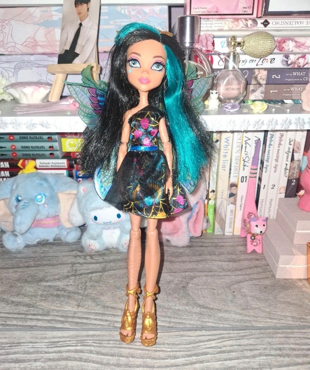 Cleo De Nile Monster High pop met vleugels, Verzenden, Zo goed als nieuw, Overige typen
