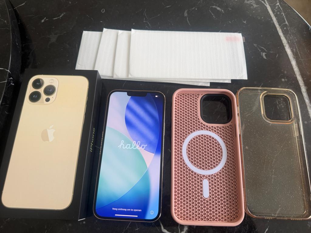 Iphone 13 pro max 128gb goud 84%, Telecommunicatie, Mobiele telefoons | Apple iPhone, 128 GB, Ophalen of Verzenden, 84 %, Zonder simlock