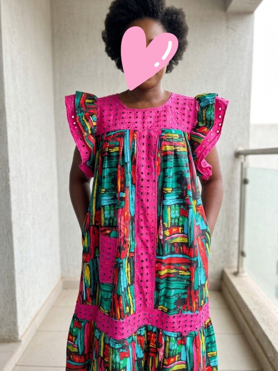 Afrikaanse jurk, Kleding | Dames, Jurken, Ophalen of Verzenden, Nieuw, Onder de knie