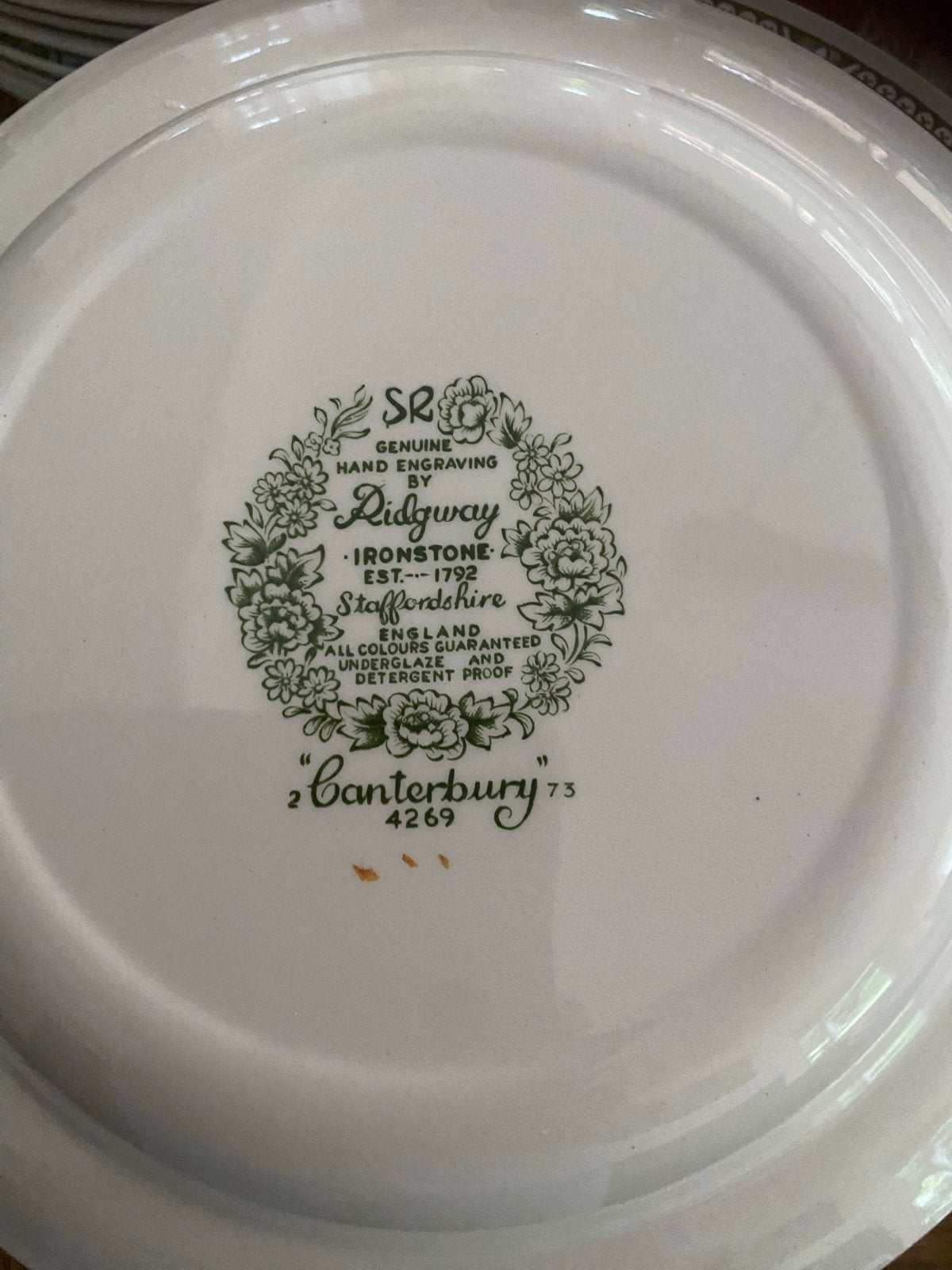 Ridgway Canterbury Servies - 10-persoons, Ophalen