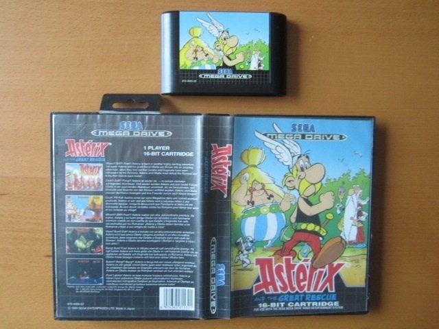 Asterix Sega Mega Drive Megadrive (€12 los spel), Spelcomputers en Games, Gebruikt, 1 speler, Ophalen of Verzenden, Vanaf 3 jaar