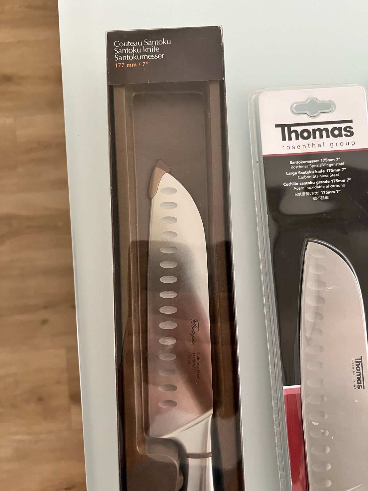 Nieuwe Santoku en koks messen - Thomas Rosenthal & Rösle, Ophalen, Overige typen, Metaal, Overige merken