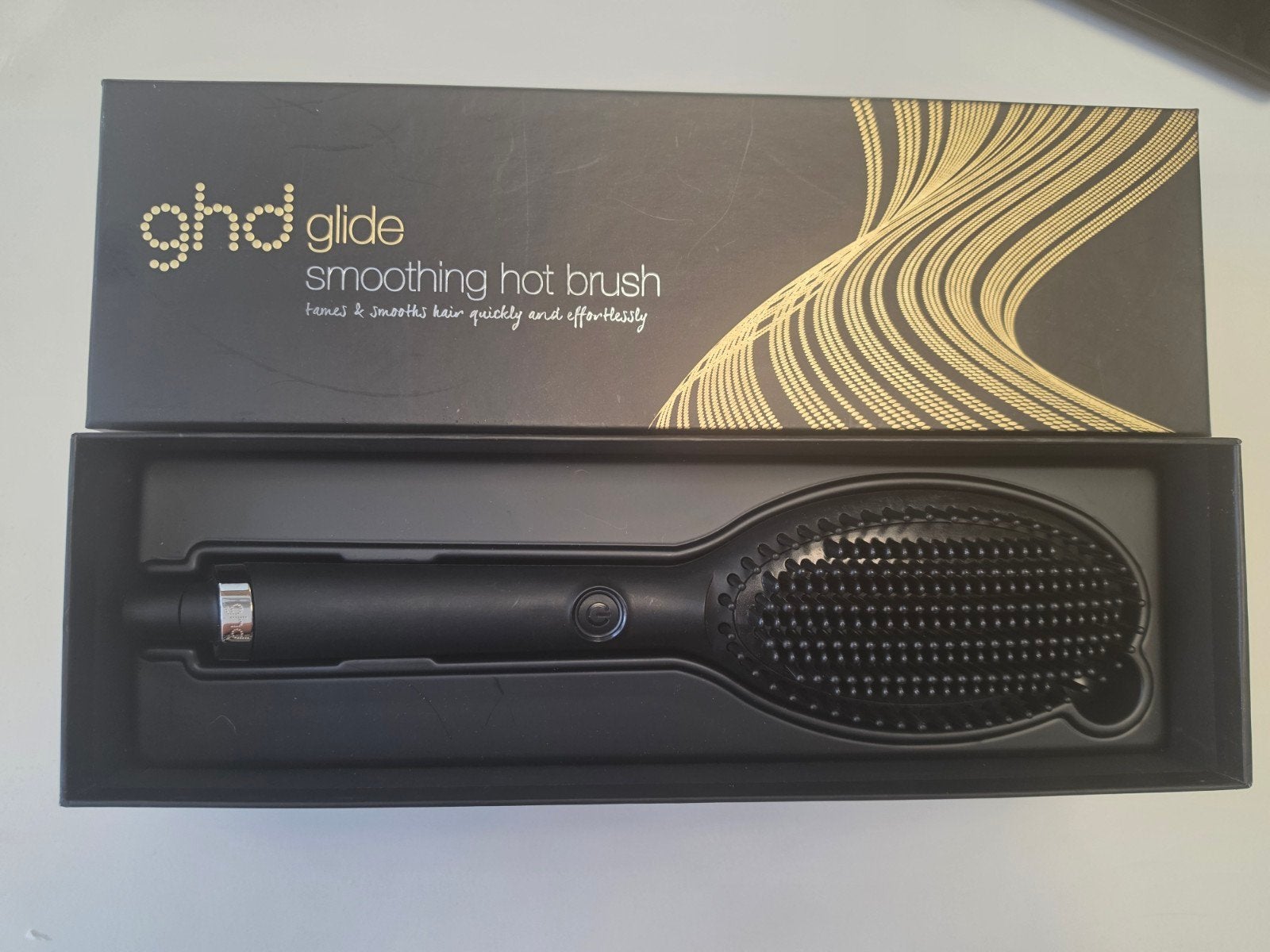 GHD Glide Smoothing Hot Brush - Nieuw in doos, Ophalen of Verzenden, Nieuw, Krultang of Stijltang