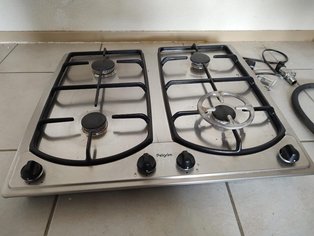 Te koop pelgrim gaskookplaat, Ophalen, Gebruikt, 4 kookzones, Inbouw