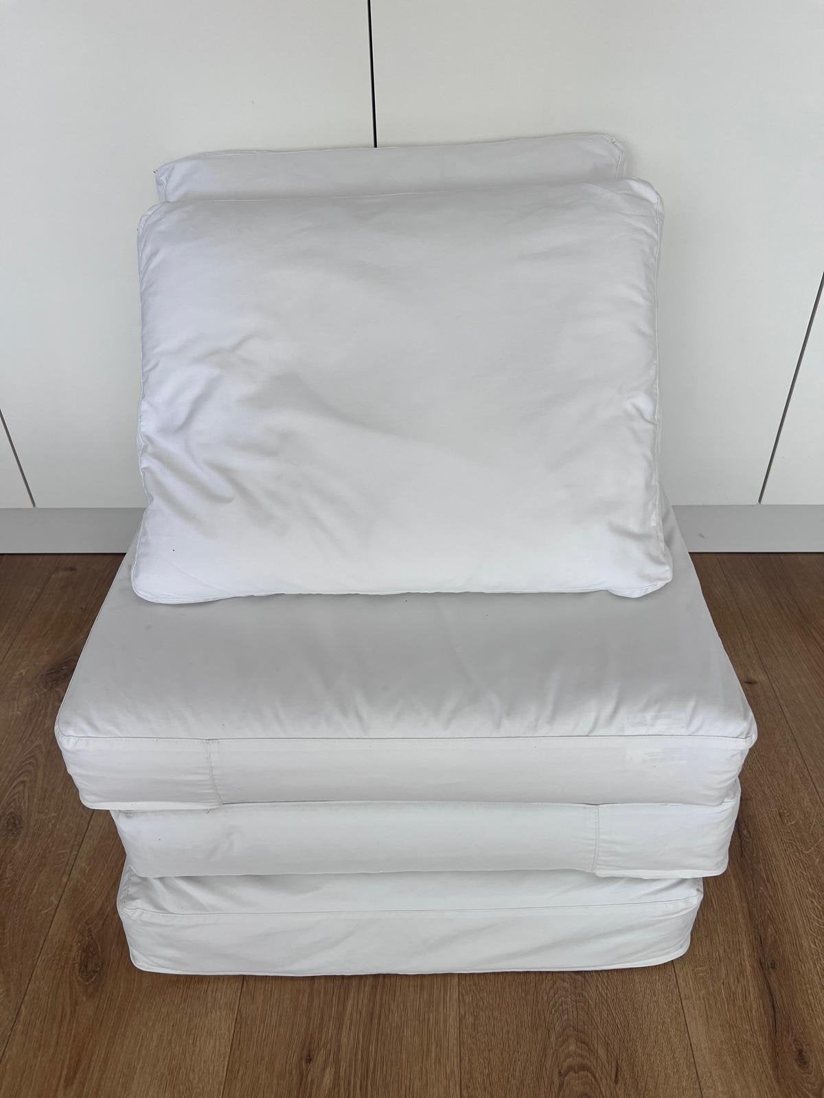 IKEA Frösön/Duvholmen zitkussens en rugkussens, Ophalen, Gebruikt