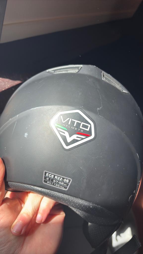 Vito scooterhelm, Fietsen en Brommers, Ophalen, Zo goed als nieuw
