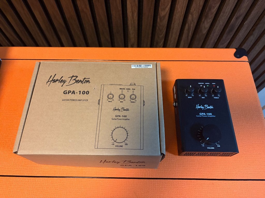 Harley Benton GPA-100 guitar power amplifier, Ophalen of Verzenden, Zo goed als nieuw