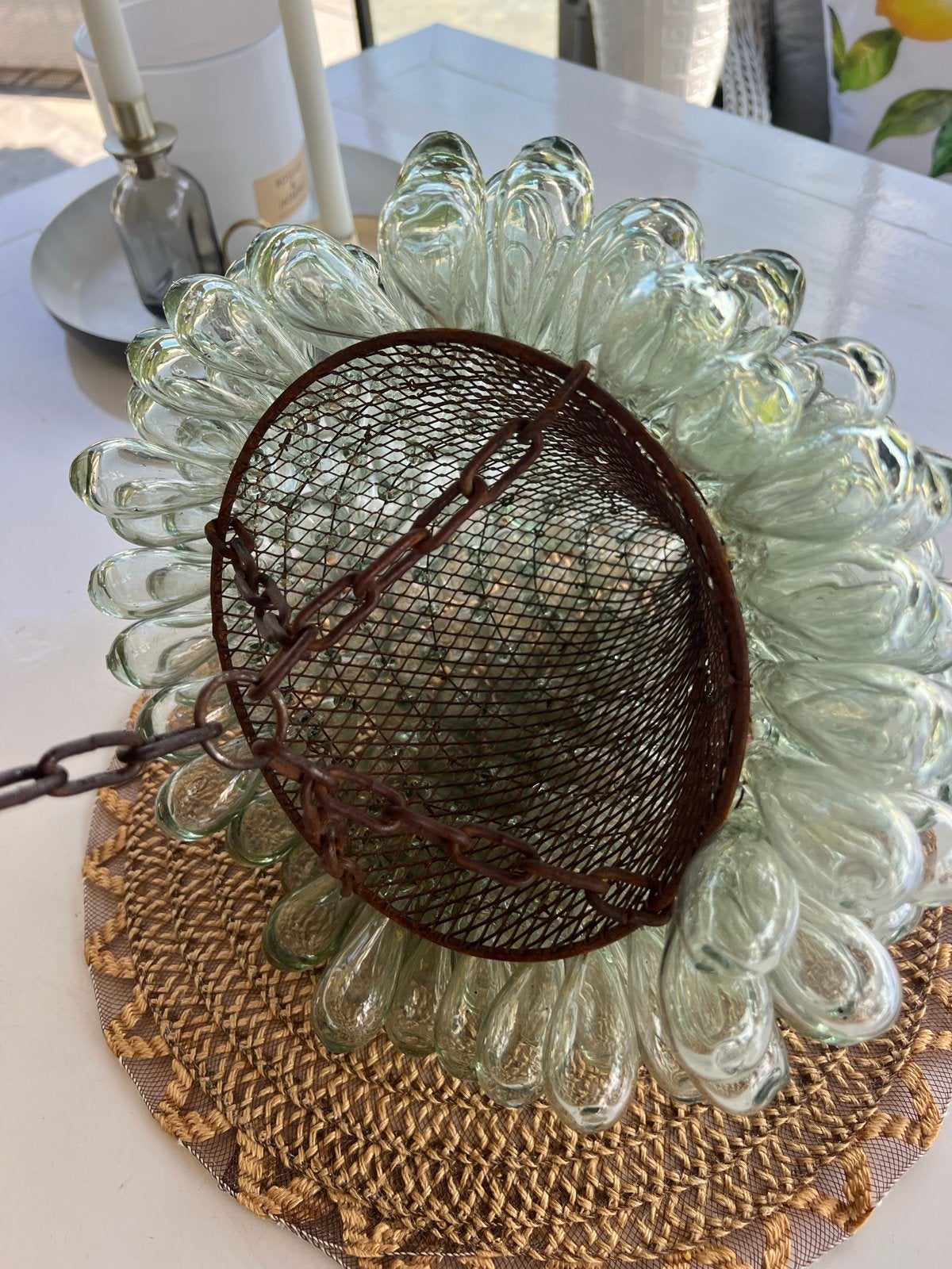 Unieke glazen druiventros lamp / decoratie, Ophalen