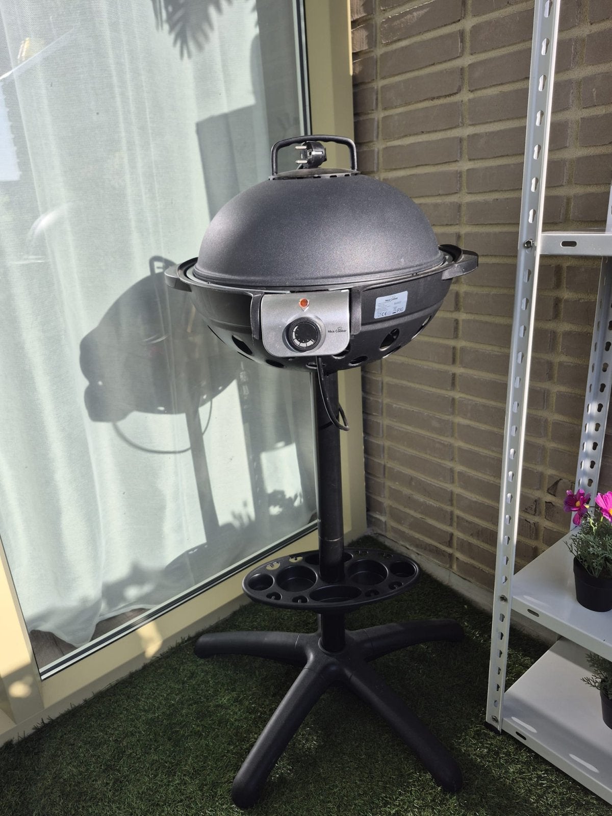 Nice Cooker elektrische BBQ met standaard, Ophalen, Gebruikt