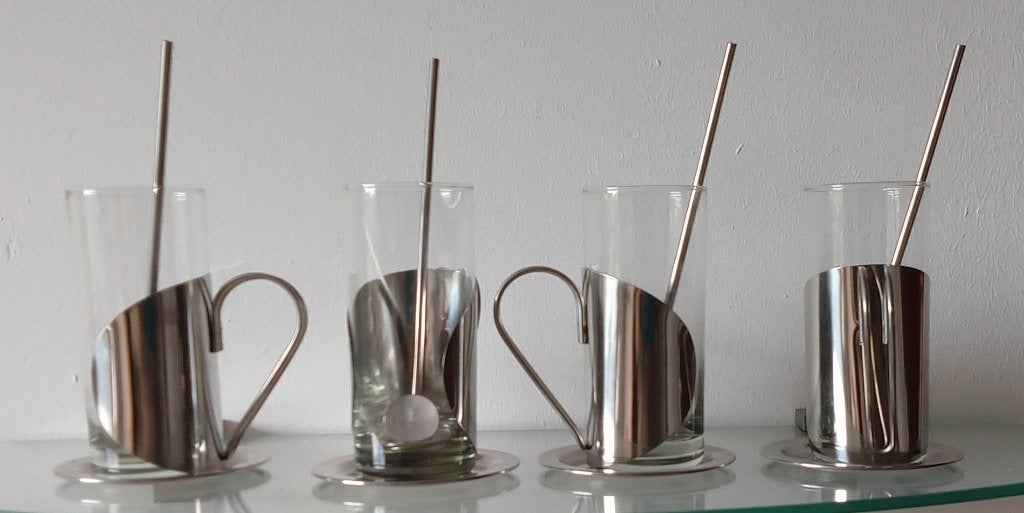 koffie glazen set Darry Irish coffee, volgnr 31, Verzamelen, Glas en Borrelglaasjes, Ophalen of Verzenden, Zo goed als nieuw, Overige typen