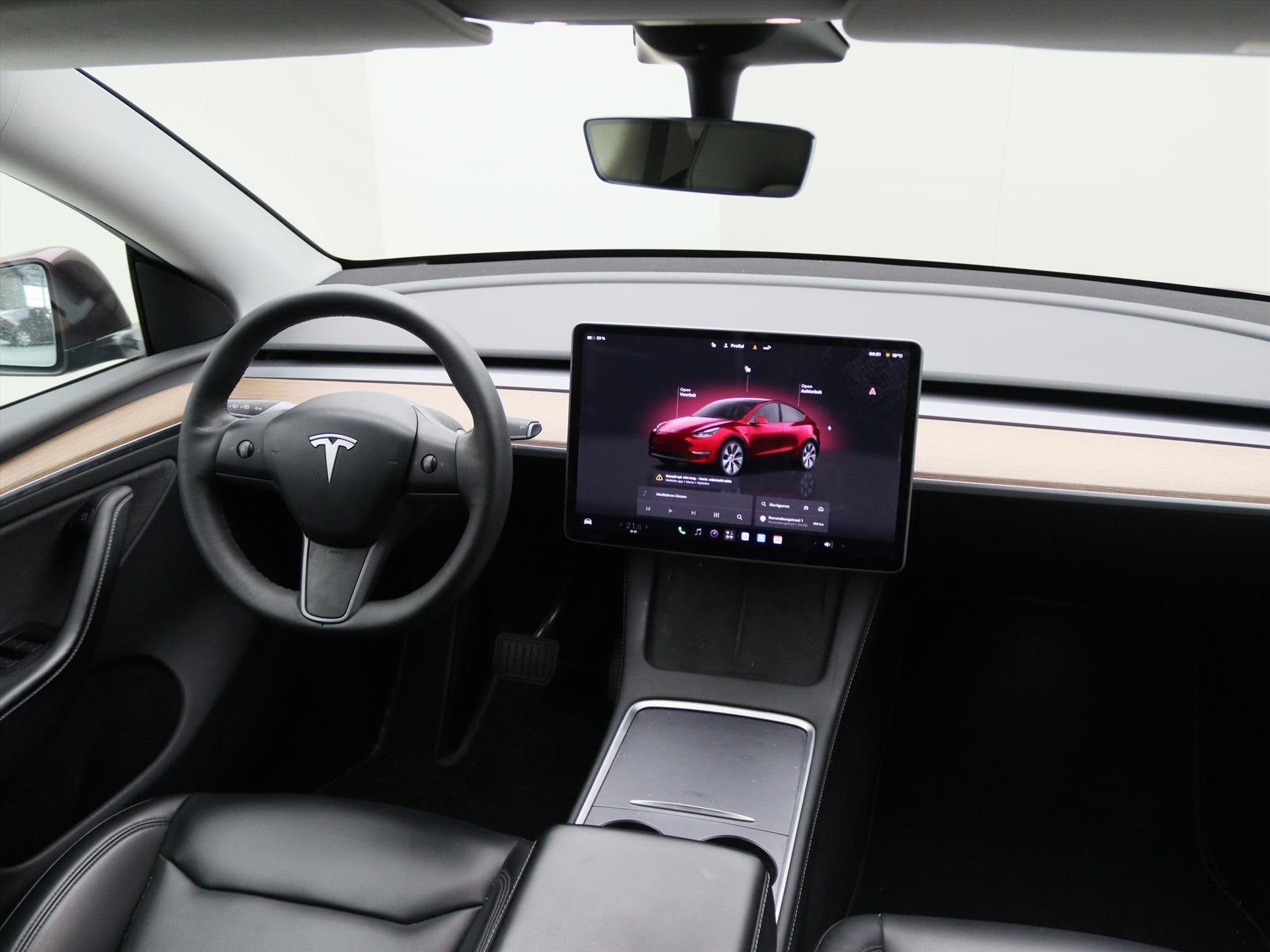 Tesla Model Y Standard RWD Plus [ TREKHAAK+AMD RYZEN+AUTOPIL, Auto's, Automaat, Gebruikt, Zwart, Origineel Nederlands